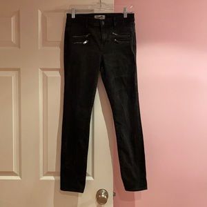 Madewell skinny skinny faded black jeans. 28